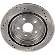 2014 Chevrolet Camaro - Rear, Driver or Passenger Side Brake Disc, Cross-drilled and Slotted, Vented, 5 Lugs, 315 mm, 3.6L 6Cyl, Pro-Line Series