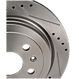 2014 Chevrolet Camaro - Rear, Driver or Passenger Side Brake Disc, Cross-drilled and Slotted, Vented, 5 Lugs, 315 mm, 3.6L 6Cyl, Pro-Line Series