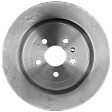 Rear, Driver or Passenger Side Brake Disc, Plain Surface, Vented, 5 Lugs, 14.37 in. Disc Diameter, Pro-Line Series