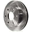 1990 Chevrolet K1500 - Front, Driver or Passenger Side Brake Disc, Natural Finish, Plain Surface, Vented, 6 Lugs, 294.89 mm, Extended Cab Pickup, 4.3L 6Cyl, Pro-Line Series