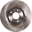 Front, Driver or Passenger Side Brake Disc, Natural Finish, Plain Surface, Vented, 5 Lugs, 295.91 mm, Pro-Line Series