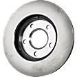 2005 Pontiac Grand Am - Front, Driver or Passenger Side Brake Disc, Natural Finish, Plain Surface, Vented, 5 Lugs, 277.88 mm, 3.4L 6Cyl, Pro-Line Series