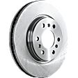 Front, Driver or Passenger Side Brake Disc, Natural Finish, Plain Surface, Vented, 6 Lugs, 296.93 mm, Pro-Line Series
