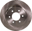 Front, Driver or Passenger Side Brake Disc, Natural Finish, Plain Surface, Vented, 6 Lugs, 287.02 mm, Pro-Line Series