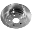 Rear, Driver or Passenger Side Brake Disc, Plain Surface, Solid, 5 Lugs, 12.99 in. Disc Diameter, 330mm Front Disc, Pro-Line Series