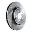 2005 Chrysler 300 - Front, Driver or Passenger Side Brake Disc, Natural Finish, Plain Surface, Vented, 5 Lugs, 344.93 mm, Vented Front Disc, 5.7L 8Cyl, Pro-Line Series
