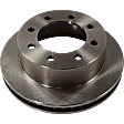 Front, Driver or Passenger Side Brake Disc, Plain Surface, Vented, 8 Lugs, 326.39 mm, Pro-Line Series