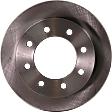 Front, Driver or Passenger Side Brake Disc, Plain Surface, Vented, 8 Lugs, 326.39 mm, Pro-Line Series