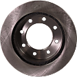 Front, Driver or Passenger Side Brake Disc, Plain Surface, Vented, 8 Lugs, 326.39 mm, Pro-Line Series