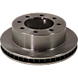 Front, Driver or Passenger Side Brake Disc, Plain Surface, Vented, 8 Lugs, 326.39 mm, Pro-Line Series