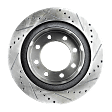2008 Dodge Ram 2500 - Rear, Driver or Passenger Side Brake Disc, Cross-drilled and Slotted, Vented, 8 Lugs, 351.8 mm, 5.7L 8Cyl, Pro-Line Series