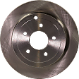 2010 Ford Edge - Rear, Driver or Passenger Side Brake Disc, Natural Finish, Plain Surface, Vented, 5 Lugs, 302.01 mm, 3.5L 6Cyl, Pro-Line Series