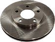 Front, Driver or Passenger Side Brake Disc, Natural Finish, Plain Surface, Vented, 5 Lugs, 277.88 mm, Pro-Line Series