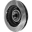 Front, Driver or Passenger Side Brake Disc, Plain Surface, Vented, 8 Lug Wheels, 13.03 in. Disc Diameter, RWD, Single Rear Wheel, Pro-Line Series