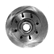 Front, Driver or Passenger Side Brake Disc, Plain Surface, Vented, 8 Lug Wheels, 13.03 in. Disc Diameter, RWD, Single Rear Wheel, Pro-Line Series