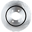 Front, Driver or Passenger Side Brake Disc, Plain Surface, Vented, 6 Lugs, 13.78 in. Disc Diameter, Pro-Line Series