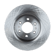 Front, Driver or Passenger Side Brake Disc, Plain Surface, Vented, 6 Lugs, 13.78 in. Disc Diameter, Pro-Line Series