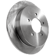 Rear, Driver or Passenger Side Brake Disc, Plain Surface, Solid, 5 Lugs, 334.01 mm, Pro-Line Series