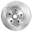 2011 Ford Ranger - Front, Driver or Passenger Side Brake Disc, Natural Finish, Plain Surface, Vented, 5 Lugs, 286.4 mm, RWD,  With Integrated Hub Assembly, 4.0L 6Cyl, Pro-Line Series