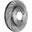 2006 Mercury Mountaineer - Front, Driver or Passenger Side Brake Disc, Cross-drilled and Slotted, Vented, 5 Lugs, 305 mm, 4.0L 6Cyl, Pro-Line Series