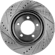 2006 Mercury Mountaineer - Front, Driver or Passenger Side Brake Disc, Cross-drilled and Slotted, Vented, 5 Lugs, 305 mm, 4.0L 6Cyl, Pro-Line Series
