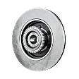 Front, Driver or Passenger Side Brake Disc, Plain Surface, Vented, 6 Lugs, RWD, Pro-Line Series
