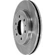 2009 Ford F-150 STX - Front, Driver or Passenger Side Brake Disc, Natural Finish, Plain Surface, Vented, 6 Lugs, 329.95 mm, 4.6L 8Cyl, Pro-Line Series