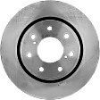Front, Driver or Passenger Side Brake Disc, Plain Surface, Vented, 7 Lugs, 13.78 in. Disc Diameter, Pro-Line Series