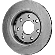 Front, Driver or Passenger Side Brake Disc, Plain Surface, Vented, 7 Lugs, 13.78 in. Disc Diameter, Pro-Line Series