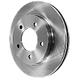 Front, Driver or Passenger Side Brake Disc, Plain Surface, Vented, 5 Lugs, 308 mm, 4WD, Pro-Line Series