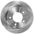 Front, Driver or Passenger Side Brake Disc, Plain Surface, Vented, 5 Lugs, 308 mm, 4WD, Pro-Line Series