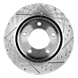 2000 Ford F-150 - Front, Driver or Passenger Side Brake Disc, Cross-drilled and Slotted, Vented, 5 Lugs, 308 mm, 4WD,  5 Lug, Fr 12/99, 4.2L 6Cyl, Pro-Line Series