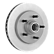 1999-2002 Ford Expedition - Front, Driver or Passenger Side Brake Disc, Natural Finish, Plain Surface, Vented, 5 Lugs, 308 mm, RWD, Pro-Line Series