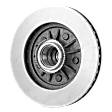 1999-2002 Ford Expedition - Front, Driver or Passenger Side Brake Disc, Natural Finish, Plain Surface, Vented, 5 Lugs, 308 mm, RWD, Pro-Line Series