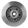 1999-2002 Ford Expedition - Front, Driver or Passenger Side Brake Disc, Natural Finish, Plain Surface, Vented, 5 Lugs, 308 mm, RWD, Pro-Line Series
