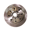 Front, Driver or Passenger Side Brake Disc, Natural Finish, Plain Surface, Vented, 8 Lugs, 319.02 mm, Pro-Line Series