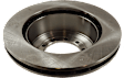Rear, Driver or Passenger Side Brake Disc, Plain Surface, Solid, 10 Lug Wheels, 15.55 in. Disc Diameter, Pro-Line Series