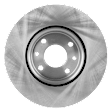 2017 Fiat 500 Pop - Front, Driver or Passenger Side Brake Disc, Natural Finish, Plain Surface, Vented, 4 Lugs, 257.56 mm, 1.4L 4Cyl, Pro-Line Series