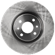 Front, Driver or Passenger Side Brake Disc, Plain Surface, Vented, 4 Lugs, 283.97 mm, Pro-Line Series