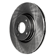 Front, Driver or Passenger Side Brake Disc, Plain Surface, Vented, 4 Lugs, 283.97 mm, Pro-Line Series