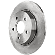 2012-2018 Ford Focus - Rear, Driver or Passenger Side Brake Disc, Plain Surface, Solid, 5 Lugs, 10.67 in. Disc Diameter, Pro-Line Series