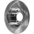 Rear, Driver or Passenger Side Brake Disc, Natural Finish, Plain Surface, Solid, 6 Lugs, 297.94 mm, Pro-Line Series