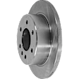 Rear, Driver or Passenger Side Brake Disc, Natural Finish, Plain Surface, Solid, 6 Lugs, 297.94 mm, Pro-Line Series