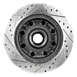 1997 Ford F-250 - Front, Driver or Passenger Side Brake Disc, Cross-drilled and Slotted, Vented, 8 Lugs, 334 mm, RWD, 2-Wheel ABS, 8 Lug, 4.6L 8Cyl, Pro-Line Series