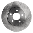 Front, Driver or Passenger Side Brake Disc, Natural Finish, Plain Surface, Vented, 5 Lugs, 293.12 mm, 4.0L, 6Cyl, Pro-Line Series