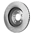 Front, Driver or Passenger Side Brake Disc, Natural Finish, Plain Surface, Vented, 5 Lugs, 315.72 mm, Pro-Line Series