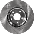 2009 Volvo S40 - Front, Driver or Passenger Side Brake Disc, Natural Finish, Plain Surface, Vented, 5 Lugs, 299.97 mm, 2.4L 5Cyl, Pro-Line Series