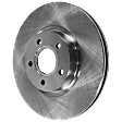 2009 Volvo S40 - Front, Driver or Passenger Side Brake Disc, Natural Finish, Plain Surface, Vented, 5 Lugs, 299.97 mm, 2.4L 5Cyl, Pro-Line Series