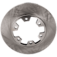 2020 Ford Transit-350 HD - Rear, Driver or Passenger Side Brake Disc, Natural Finish, Plain Surface, Solid, Except 510 Series, Except Parking Brake Shoe Design, 3.5L 6Cyl
