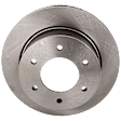 Rear, Driver or Passenger Side Brake Disc, Plain Surface